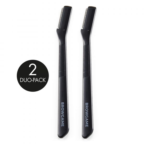 Brow game eyebrow shaping knife 2pack