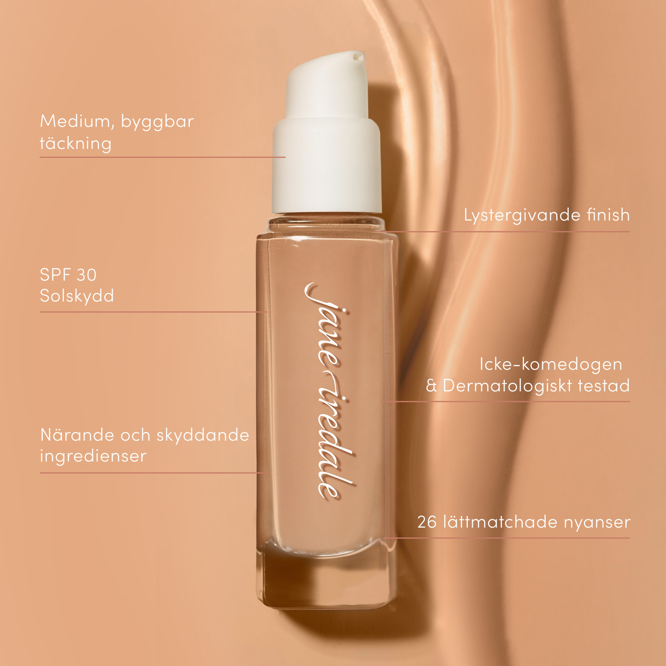 Jane iredale Skintuition SPF 30 - Radiance - Boosting Liquid Foundation - 28 Light - Bild 3