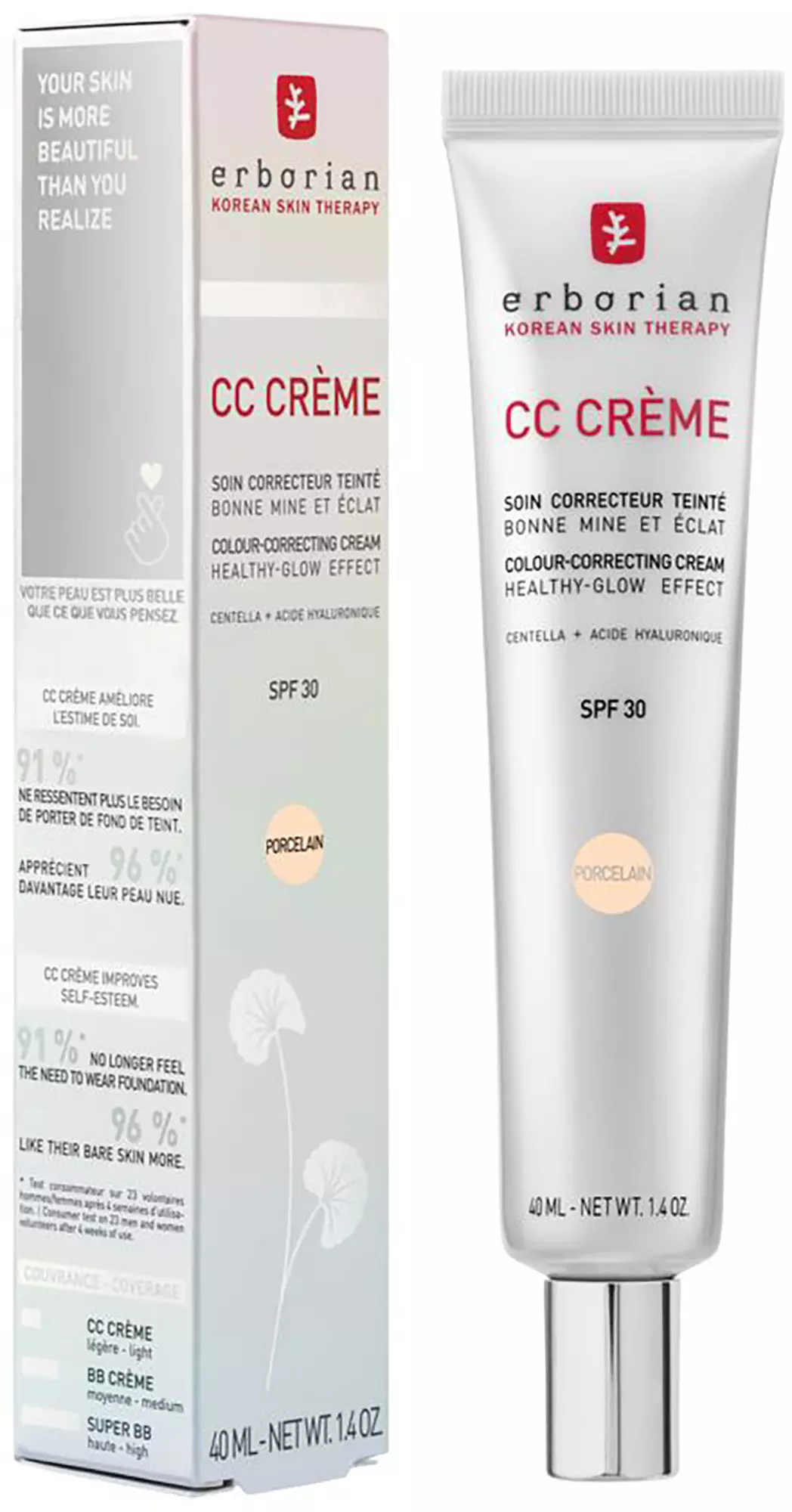 Erborian CC creme Porcelain 40ml